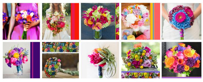 Bright and Colorful Bouquets