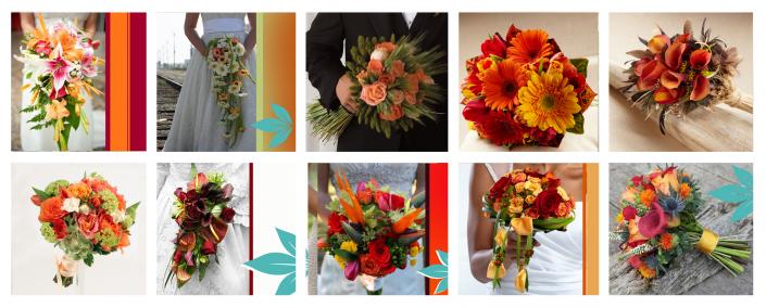 Orange Bouquets